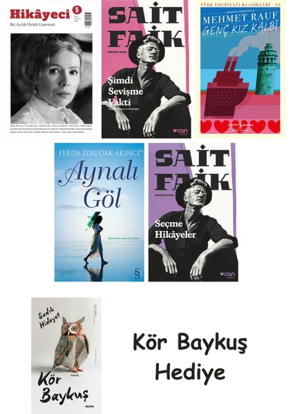 Hikayeci - 5 + Şimdi Sevişme Vakti + Genç Kız Kalbi + Aynalı Göl + Seçme Hikâyeler + Kör Baykuş