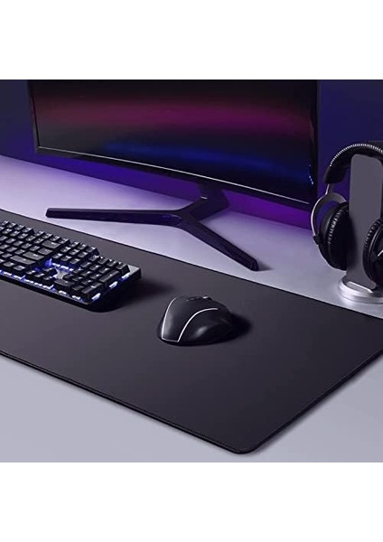 Pro - Dikişli Gaming Mouse Pad, Oyuncu Gamer Mousepad, Uzun ve Büyük Boy Xlarge Masa Matı (70X30 cm - Xl, Siyah) fiyatları
