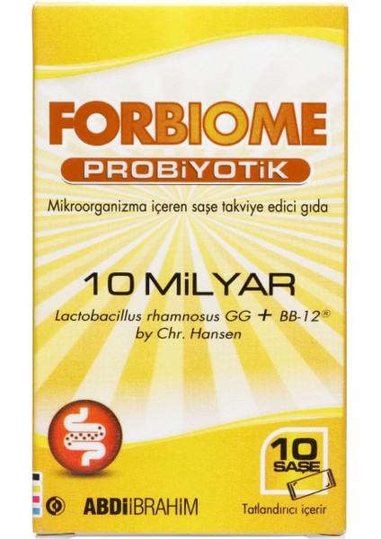 Forbiome Probiyotik 10 Milyar Mikroorganizma Içeren 10'lu Saşe modelleri