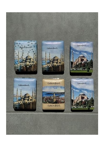 Cep Boy El Aynası, Karışık Desenli Makyaj Aynası, Çanta Için Hafif Taşınabilir Ayna modelleri