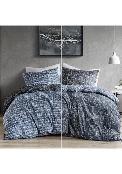 Spaces Ikiz Yorgan Seti - Her Mevsim Için Mavi Yatakhane Yatağı, Ultra Yumuşak 2 Parça Ters Çevrilebilir Yorgan, 1 Eşleşen Kılıflı, Bakımı, Yıkanabilir, Ikiz/ikiz Xl