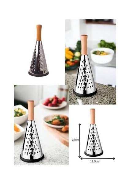 Ahşap Tutuculu 3 Taraflı Paslanmaz Çelik Lüks Şef Rendesi Orta Boy, Ahşap Saplı 3 Taraflı Çelik Rende,ahşap Tutuculu 3 Taraflı Paslanmaz Çelik Lüks Şef Rendesi Orta Boy (27CM*11,5CM) modelleri