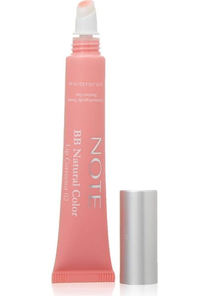 Note Bb Lip Corrector 02 Renk Eşitleyici Dudak Parlatıcısı, Pembe