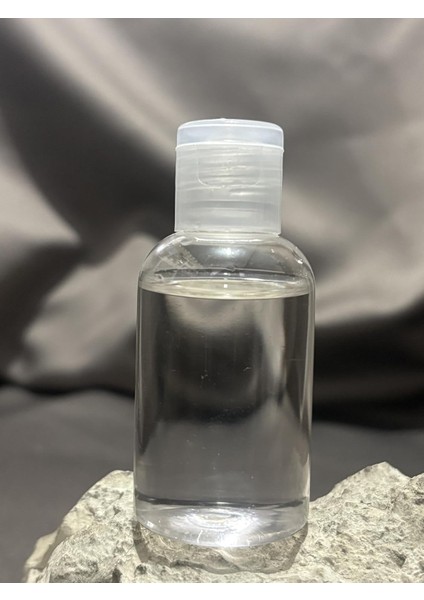 50 Adet 50 ml Boş Plastik Şişe OM61 Şeffaf Kapak