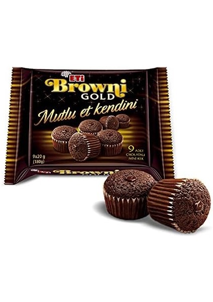 Eti Browni Gold Mini Çikolatalı Kek 180 G x 12 Adet modelleri