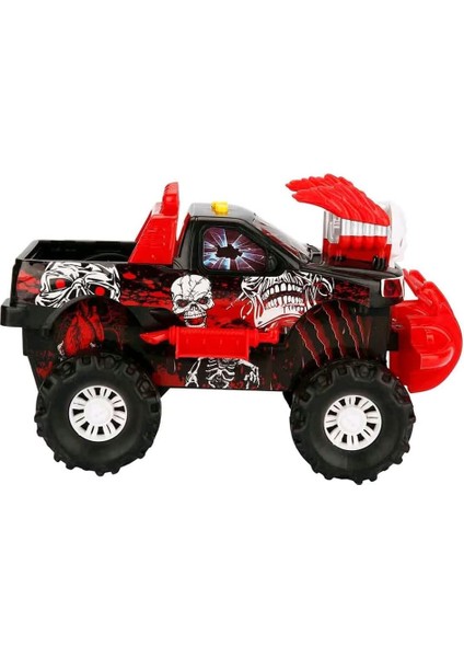 Motorize Kurukafa Araç 29 cm Sesli Işıklı