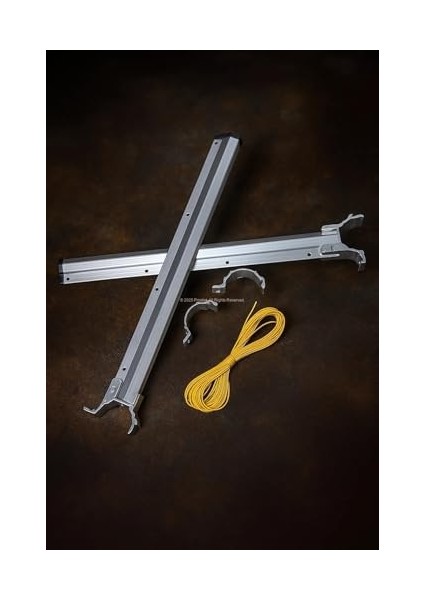 Balkon Çamaşır Kurutmalığı,, Kare, Sabit, 5m Kaplamalı Ip Dahil fiyatları