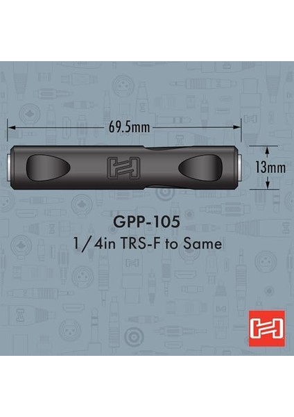 1/4 Inç Trs (F) - 1/4 Trs (F) Çevirici (GPP-105) fiyatları