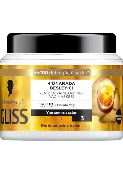 Gliss Nutritive Saç Maskesi 400ML