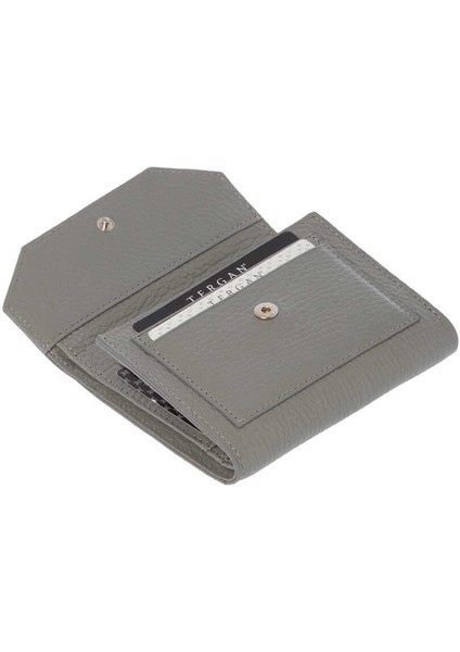 Gri Hakiki Deri Kadın Cüzdan - S1CB00005809-H1Y fırsatları