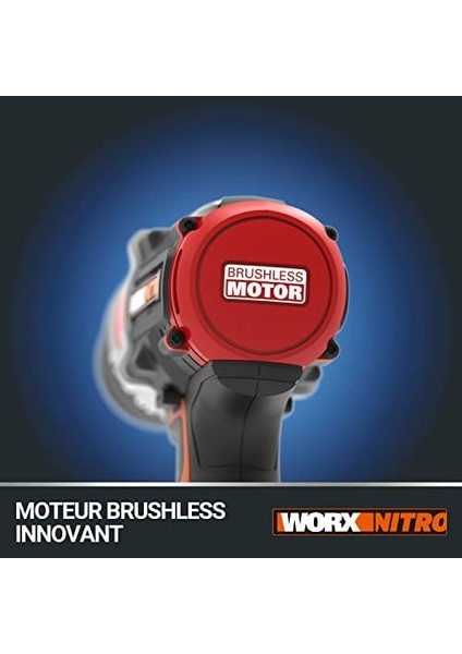 WX354.9 20VOLT Kömürsüz Profesyonel Darbeli Şarjlı Matkap (Akü Dahil Değildir) modelleri