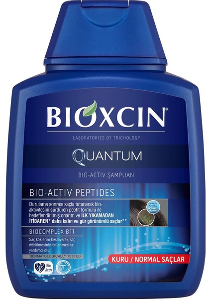 Quantum Normal ve Kuru Saçlar İçin Şampuan 300ml - Dezenfektan Hediyeli - %72 Alkol