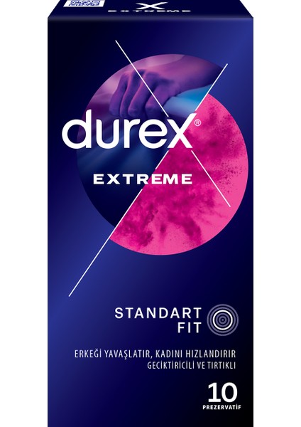 Extreme 10 Adet Prezervatif - Dezenfektan Hediyeli - %72 Alkol