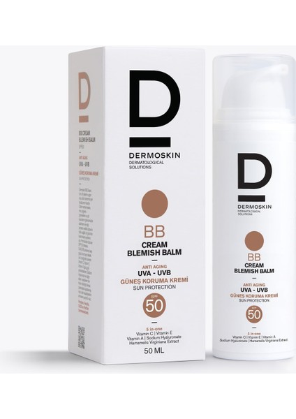 SPF50 Bb Cream 50 ml - Dezenfektan Hediyeli - %72 Alkol