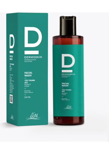 Acnegun Yüz Yıkama Jeli 200 ml - Dezenfektan Hediyeli - %72 Alkol