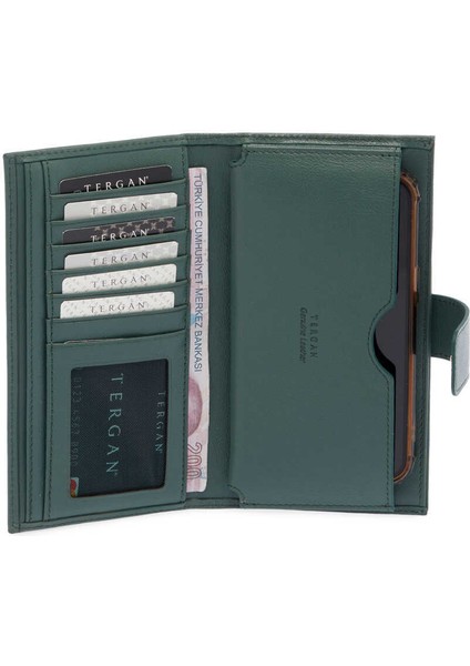 Yeşil Hakiki Deri Erkek Cüzdan - S1CE00001622-J0B