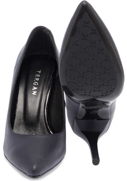 Lacivert Vegan Kadın Stiletto - K24I1AY67394-Q4H