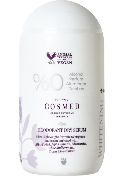 Cosmed Alight Deodorant Dry Serum 50 ml fiyatları