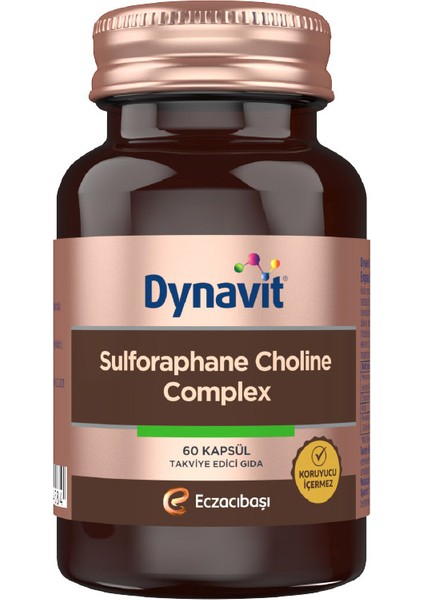 Sulforaphane Choline Complex 60 Tablet - Dezenfektan Hediyeli - %72 Alkol