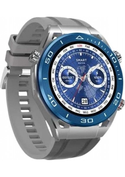 Akıllı Saat Çelik Kordonlu Amoled Ekran Android ve Ios Uyumlu Çağrı Cevaplayabilen modelleri