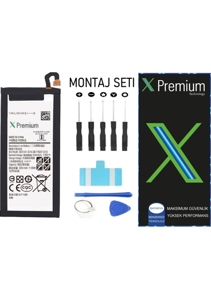 Xpremium Samsung J5 Pro Uyumlu Batarya Pil Süper Yüksek Kalite 3000 Mah EB-BJ530ABE fiyatları