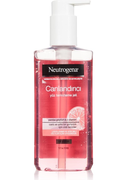 Canlandırıcı Yağsız Yüz Temizleme Jeli 200 ml - Dezenfektan Hediyeli - %72 Alkol