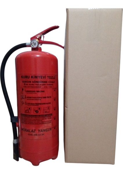 6 kg Yangın Söndürücü Tüp Askı Aparatlı+Levhalı+Talimatlı fırsatları