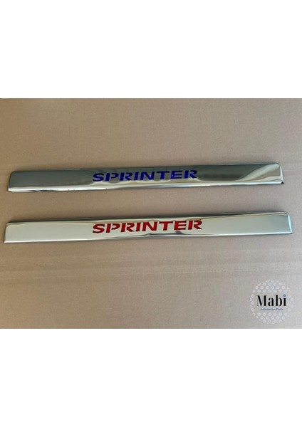 Mercedes Sprinter Krom Kırmızı ve Mavi LED Işıklı Plaka Üstü 2006-2017 fırsatları