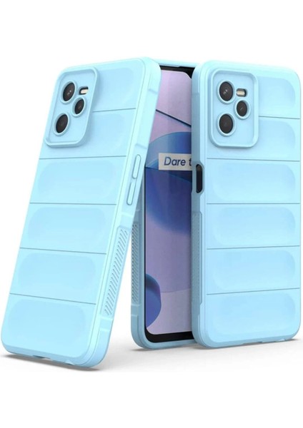 Realme C35 Kılıf Optimum Silikon - Sky Blue fiyatları
