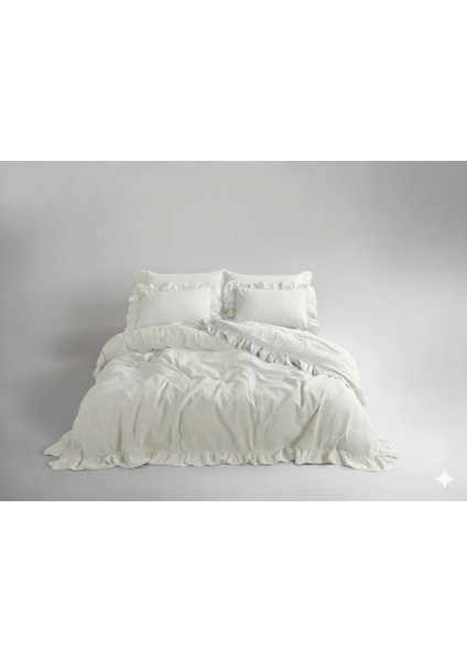 Stonewashed Nevresim Takımı Tek Kişilik Snowwhite modelleri