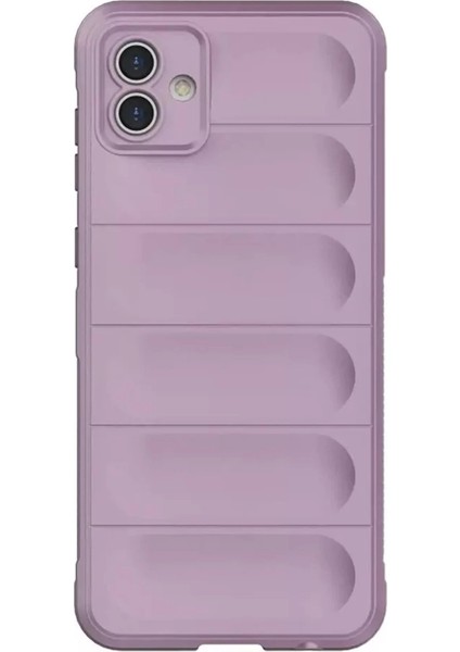 Samsung Galaxy A05 Kılıf Optimum Silikon - Mor
