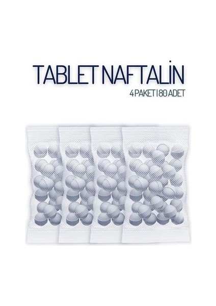 Tablet Naftalin Güve Topu Naftalin 80 Adet 718