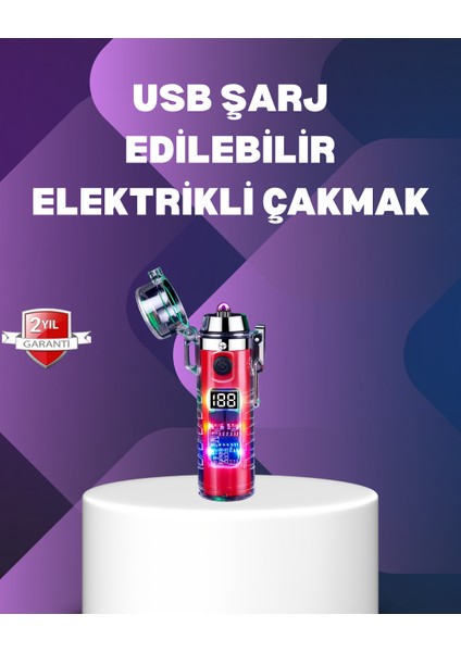 Su Geçirmez Rüzgar Geçirmez Elektronik Ark Çakmak - CHT1532-4890