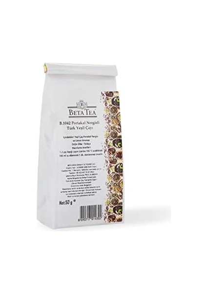 Beta Portakal Nergisli Yeşil Çay 50 gr fiyatları