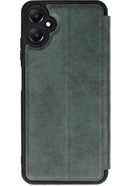 Samsung Galaxy A05 Kılıf Flip Cover - Koyu Yeşil