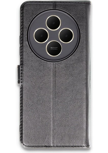 Xiaomi Redmi 14C Kılıf Trend S Plus Kapaklı Kılıf - Siyah