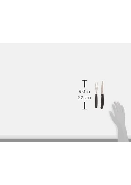 Sofra Çatal Bıçak Seti ile Biftek Bıçağı, Plastik, Siyah, 40 x 25 x 3 Cm, 12-Birim fiyatları