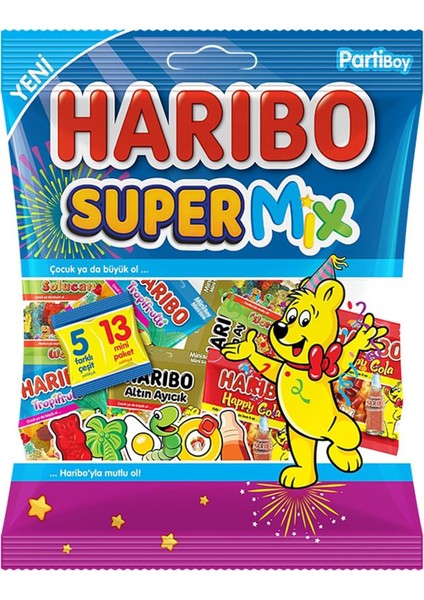 Haribo Supermix Karisik Meyve Jelly Poşet 200 gr