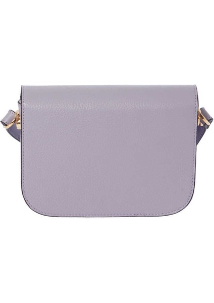 Lila Hakiki Deri Kadın Çapraz Askılı Çanta - S24Y1BC79781-S0Z