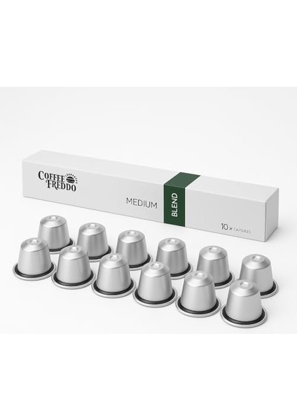 Kapsül Kahve, Espresso, Belnd Yumuşak, Alüminyum Kapsül, Güçlü ve Yoğun Kapsüller 10 Adet