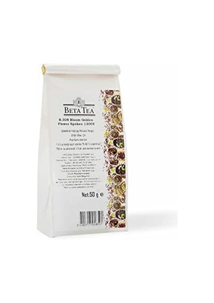Beta Golden Flower Spoken Tea (Çiçek Açan Çay) 50GR - B.308 modelleri
