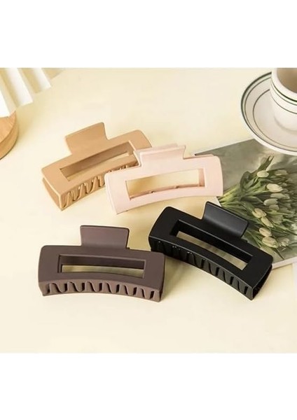 Okavango Kadın Ikili Model Kahverengi 8'lı Mandal Toka Set, Kadın Çocuk Mandal Toka, Toka Organizer, Toka, Kız Çocuk Toka, Kadife Toka modelleri