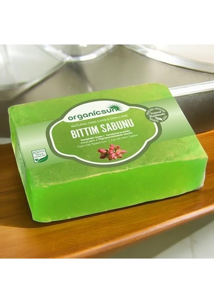 Organicsun Doğal Bıttım Sabunu 140 gr Saç Dökülmesine Karşı Tüm Saç ve Cilt Tipleri Için