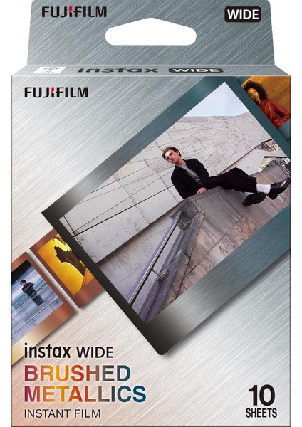Instax Geniş Fırçalı Metalik Anında Film