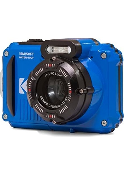 Kodak Pıxpro Wpz2 15M Su Geçirmez Fotoğraf Makinesi - 16MP, 4x Optik Zoom, 1080P Full Hd Video (Mavi) fiyatları