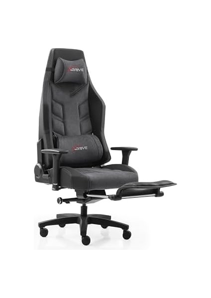 Fırtına Profesyonel Oyuncu Koltuğu Ayak Uzatmalı Kumaş Gri modelleri