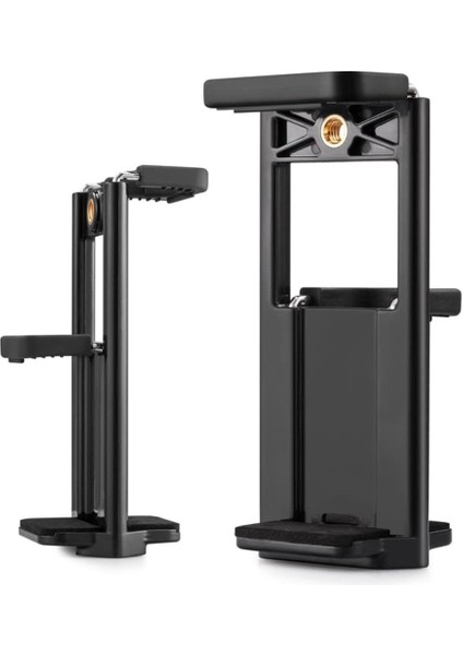 Tablet Tutucu 2in1 Telefon Tutucu Başlık Standart Vidalı Tüm Tripodlara Uyumlu Yatay Dikey Kullanım