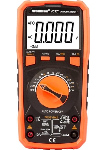 VC97+ Multimetre Ölçü Aleti Avometre Rms