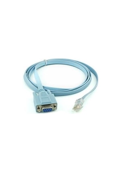 Kablo Db9 To RJ45 Konsol Bağlantı Kablosu Switch Router Için Erkek 9 Pin Dişi Konsol Kablosu