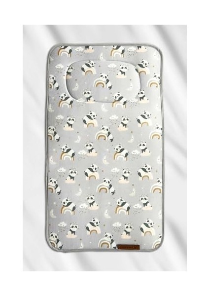 Rivaistanbul Panda Desenli Yenidoğan Alt Açma Değiştirme Pedi Minderi Örtüsü fiyatları